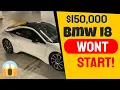 BMW i8 WONT START How to change KEY FOB BATTERY
