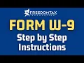 How to Fill Out IRS Form W-9 Step-by-Step Guide FreedomTax