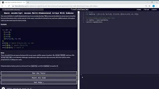 Basic JavaScript Access Multi Dimensional Arrays With Indexes freeCodeCamp