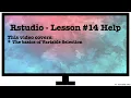 Lesson 14 Variable Selection in Rstudio Help