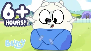 🔴 LIVE: Pom Pom plays Pass the Parcel! 💙🎁 | FULL EPISODES | 6+ Hours | Bluey