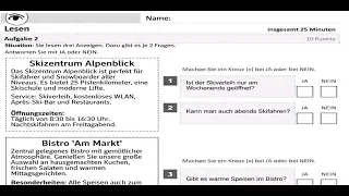 ÖSD A1 Reading Task | Nr.72