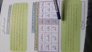 خلاصة القاعدة البغدادية   صفحة      الحرف الساكن دندنها