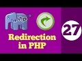 27-Redirection in PHP Hindi How to Redirect User in PHP
