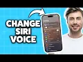How To Change Siri Voice On ANY iPhone 2026 Step-By-Step Tutorial