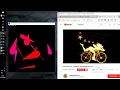 Audio-Visualization Processing Moving Dots
