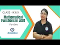 Part 1 Computer Application ICSE Board Class 9 10 Mathematical Functions in JAVA NewtonGATE