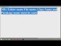 How to Create Package and Import Package In Java Simple Program