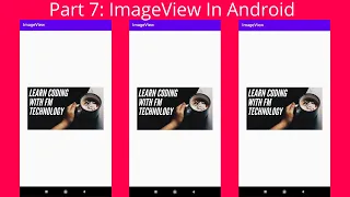 Part 7 How To Add ImageView In Android Android UI Widgets Android Studio Tutorial