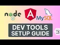 Installing Node js Angular CLI Essential Development Tools Full-Stack Blog Course