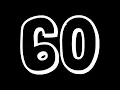 60 To 0 Countdown With Voice Sound Effect