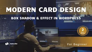 WordPress Card Hover Effects CSS Box Shadow Animation Tutorial Hindi