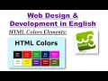 HTML Colors Elements Using W3Schools HTML Tutorials