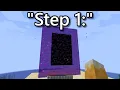 Beating Minecraft According to TikTok