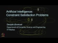 Artificial Intelligence Constraint Satisfaction Problem - Course Introduction