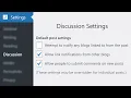 How to Configure Your WordPress Discussion Settings