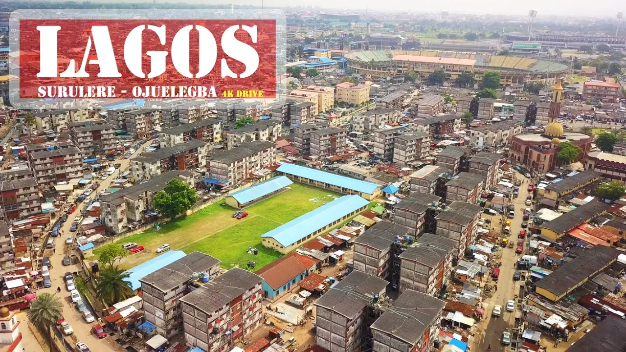 Lagos Nigeria 2020 - Ojuelegba - Surulere - Alh Masha road - Bode Thomas st - Costain -CMS- 4k drive