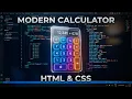 Calculator using Html Css JavaScript