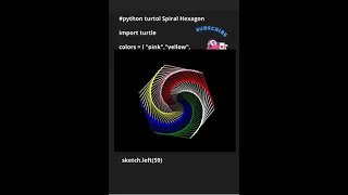 Draw Colorful Spiral Web Using Turtle Graphics in Python