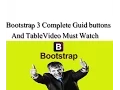 Bootstrap Class 2 Bootstrap buttons and table Web designing Urdu Hindi tutorials