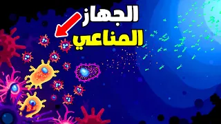 شاهد كيف يعمل الجهاز المناعي علي مكافحة العدوي|وتعرف علي الفرق مابين كرات الدم البيضاء(Immune system