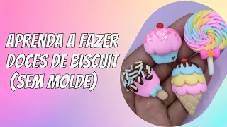 Como fazer apliques de doces em biscuit #apliquedelaço #apliquedebiscuit #biscuitpassoapasso
