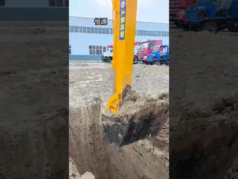 how to dig a straight trench with excavator🫤