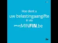 Hoe dient u uw belastingaangifte in via MyMinfin