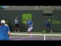Novak Djokovic Hot Shot Miami Open Semis 2015 vs. Isner
