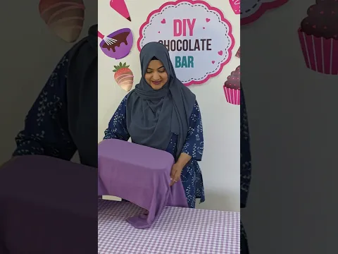 Insiya wanted a Chocolate Bar Station… so obviously, I made one! 😂🍫
