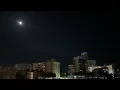 Almost full moon in Miami tonight