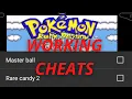 Pokemon ruby destiny legends of guardians cheat codes