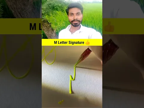 M letters professional Signature 👍 #mletter #mlettersignature #signature