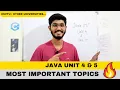 JAVA Most Important Topics Questions CSVTU CSE