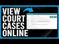How To View Court Cases Online In The USA View Court Cases Online Tutorial