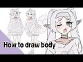 How to draw body