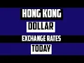 HONG KONG DOLLAR Money Exchange Rates Today HKD to USD EUR CAD GBP AUD CHF INR 14 July 2025