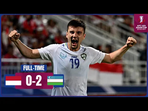 Video Thumbnail: LIVE | AFC U23 Asian Cup Qatar 2024™ | Semi-Finals | Indonesia vs Uzbekistan