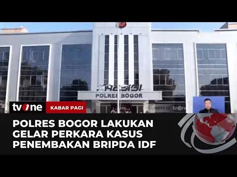 Polres Bogor Gelar Perkara Kasus Polisi Tembak Polisi