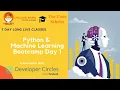 Python Machine Learning Bootcamp Day 1 College Baba The Code Scholar