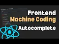 Mastering React Interview Questions Autocomplete or Typeahead