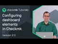 Configuring dashboard elements in Checkmk