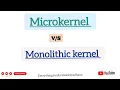 Difference between Microkernel Monolithic kernel Operating System everythingineducationbyradhana