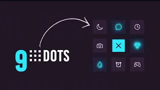 9 Dots Navigation Menu using Html CSS Javascript