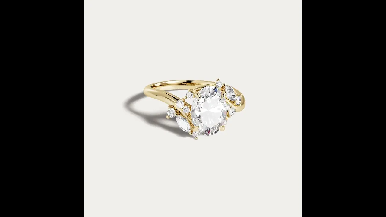 Yvette丨Multi-Stone Nature Inspired Engagement Ring