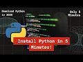 How To Install Python in 5 Minutes Beginner s Guide 2025