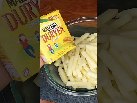 Me preguntaron porque las papas fritas me quedaron tan crujientes ¡Mira el secreto!😱#shorts