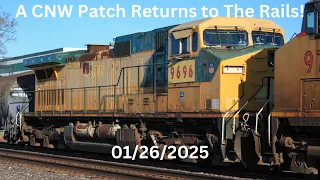 UP 9696 CNW Patch Trails on MALPR in Glenview IL 2025