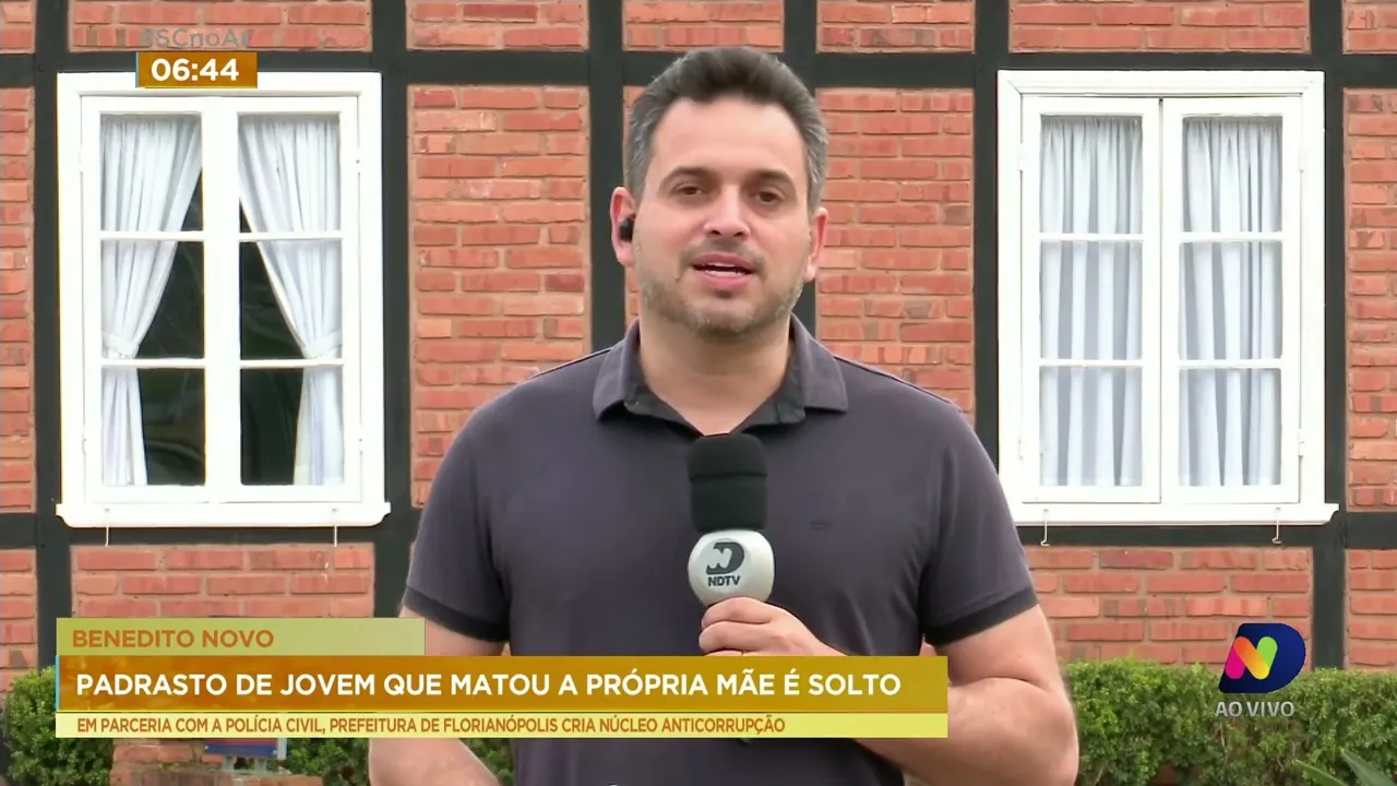 Padrasto de jovem que matou a própria mãe em Benedito Novo é solto