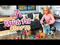 7 Quick Miniature Pet Crafts for Your Dollhouse - Printables Included